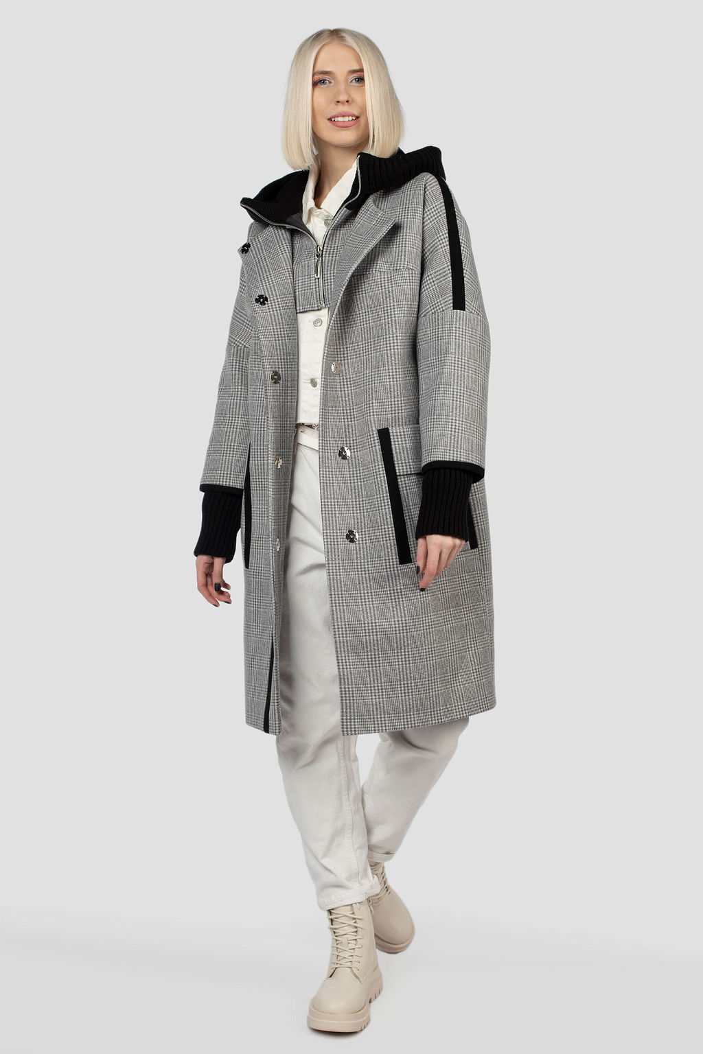 Пальто женское демисезонное - El podio фото 6