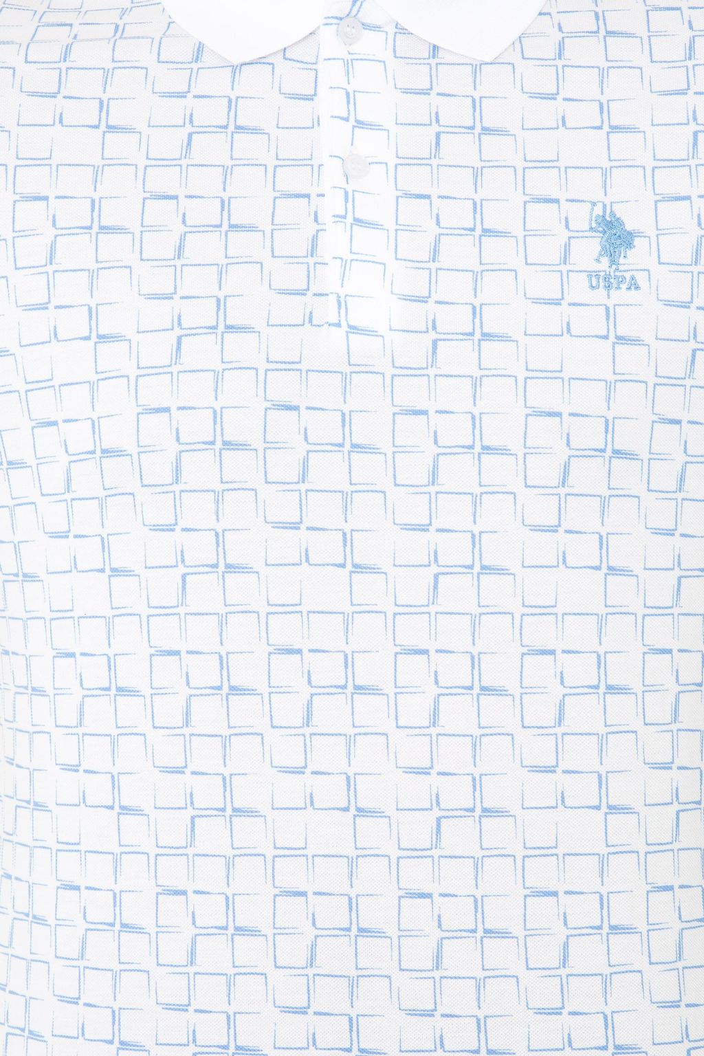 U. S. Polo Assn Мужская темно-синяя футболка с воротником-поло - U.s. polo assn фото 6