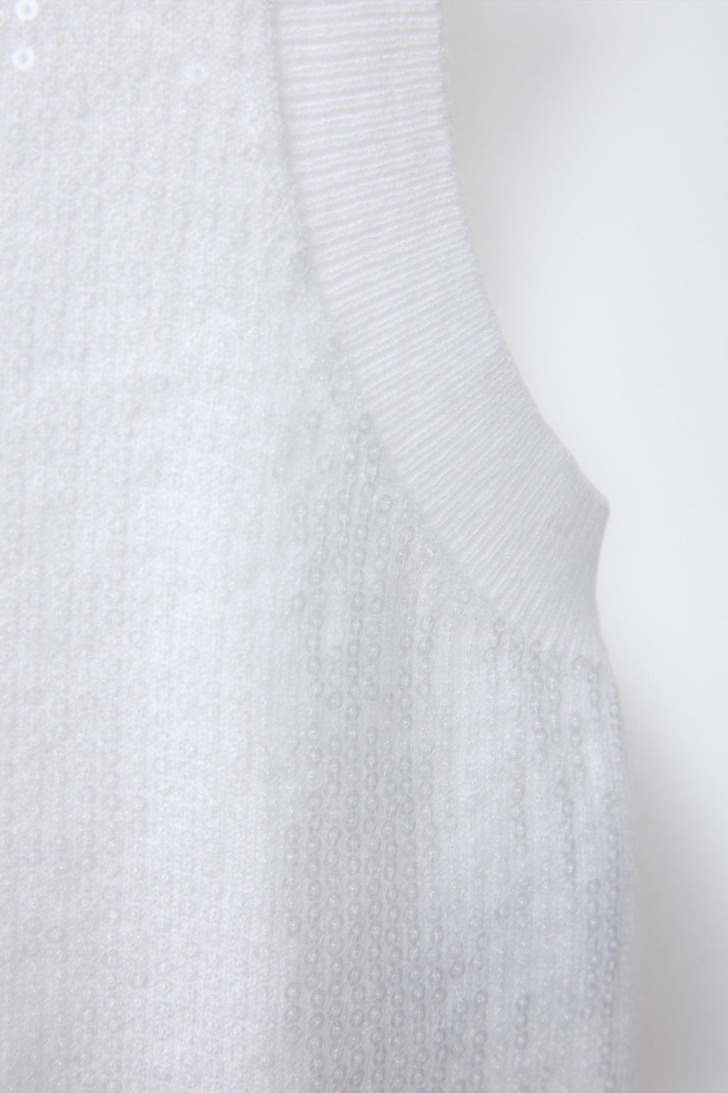 KNITTED SEQUIN TOP - Zara фото 4