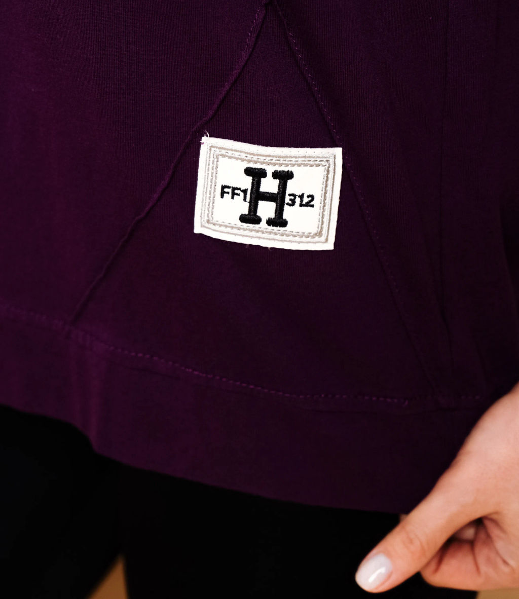 Футболка #КТ1062 (2), фиолетовый - Dommod фото 5