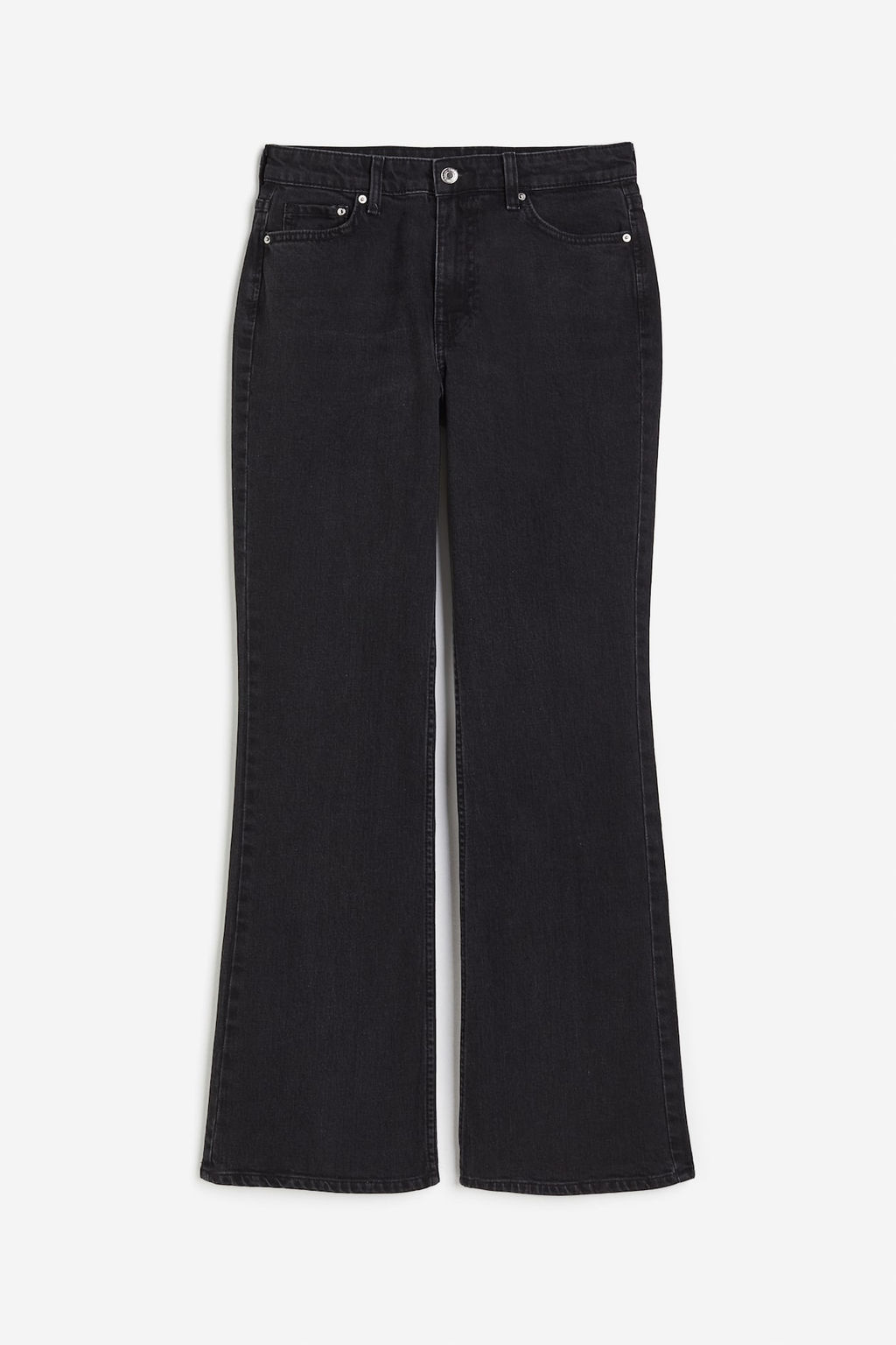 Curvy Fit Bootcut High Jeans - H&m фото 5