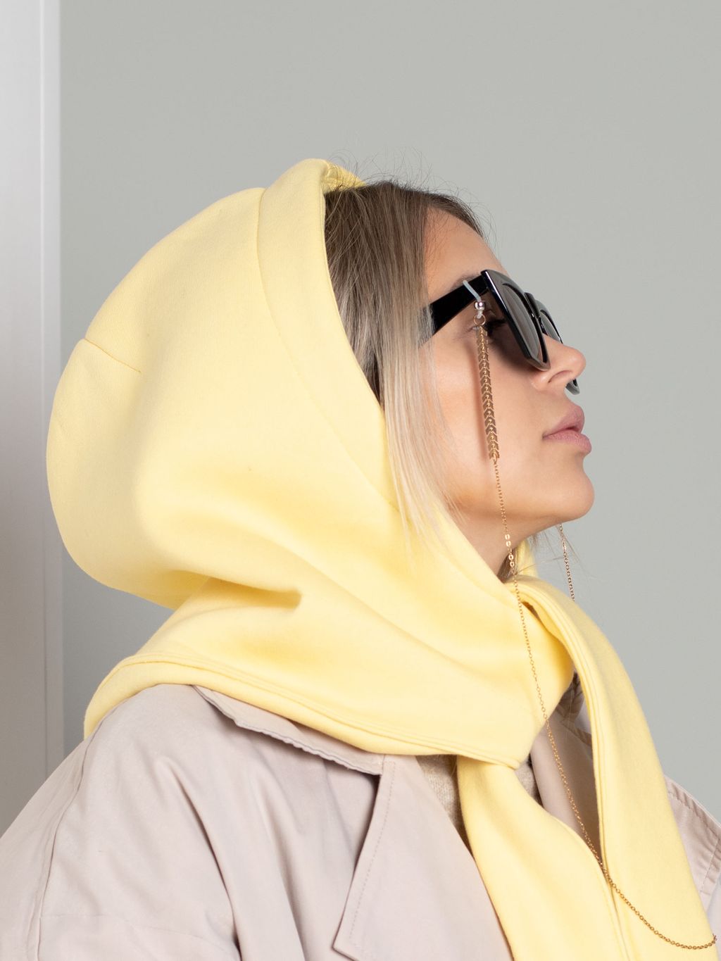 Косынка футер, желтая от фабрики Спортсоло