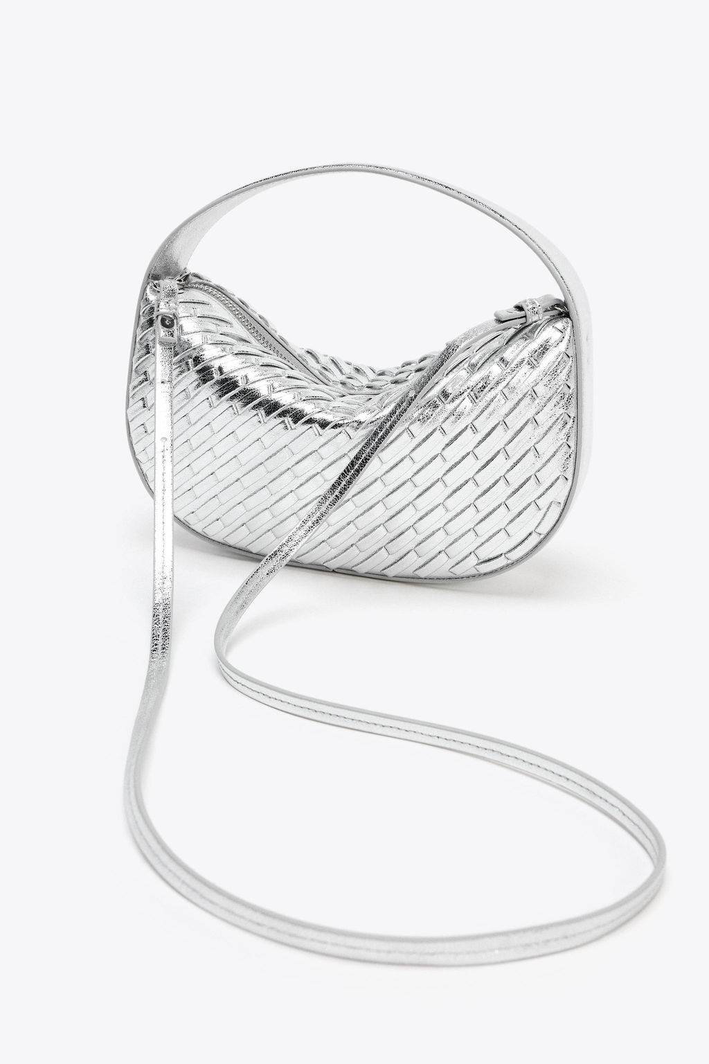 BRAIDED-EFFECT HANDBAG - Zara фото 3