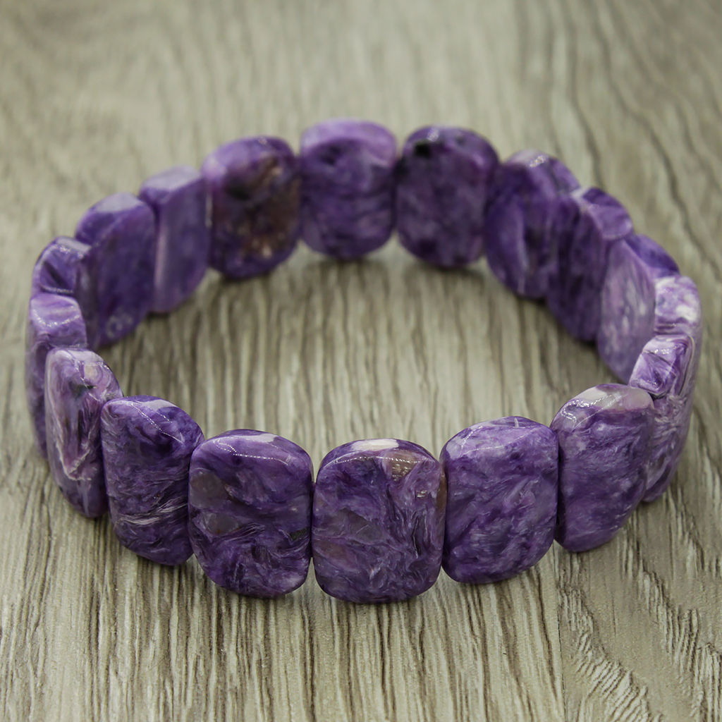 Браслет Лео-мини чароит, класс А, 12мм - Agat77 фото 5