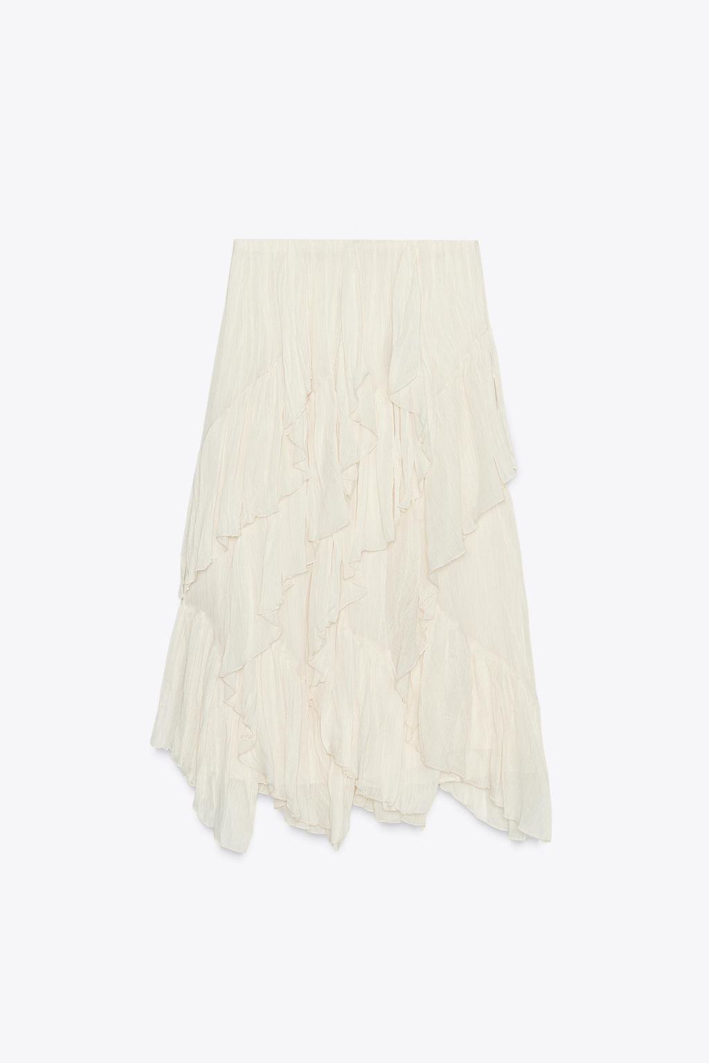 ZW COLLECTION COTTON GAUZE SKIRT - Zara фото 14
