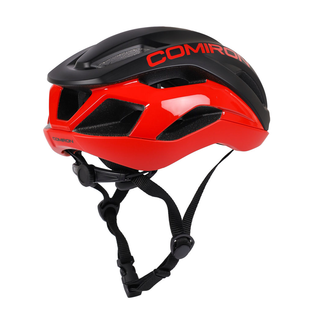 Шлем велосипедный COMIRON Wind. Цвет: Black-Red. Размер: M (58-61см) / MX-69T / уп 12 - ГалеонТрейд фото 6