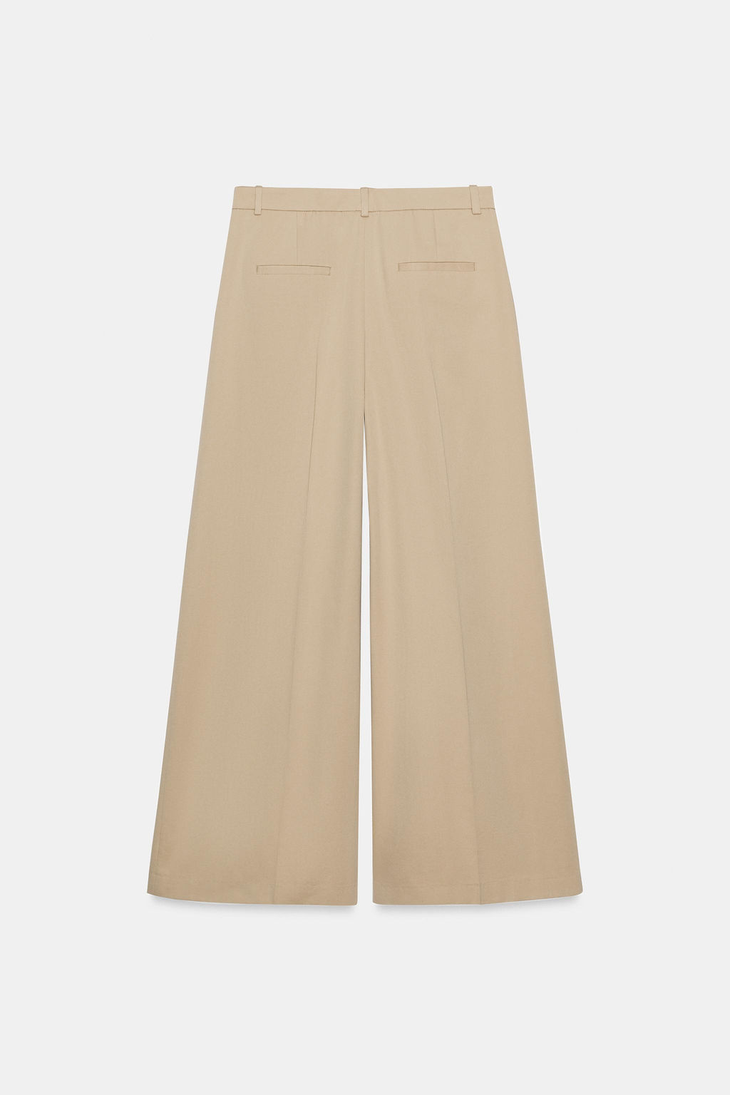 PANTAL?N WIDE LEG PLIEGUES ZW COLLECTION / Beige - Zara фото 7