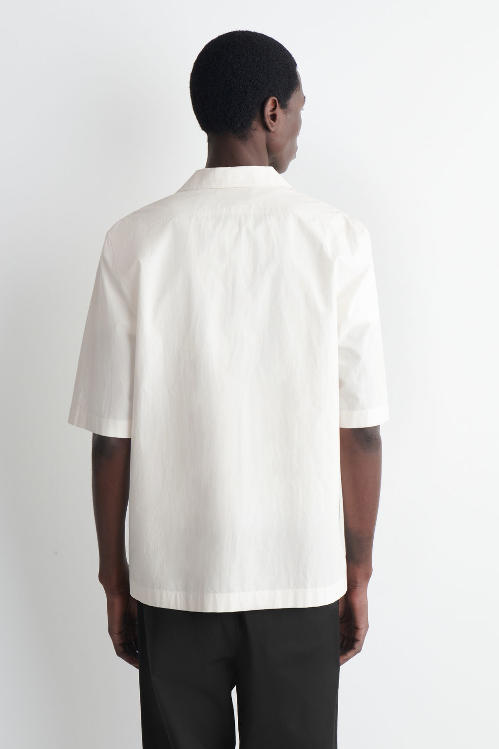 CAMISA DE ALGOD?N SLIM FIT CON CUELLO ABIERTO - H&m фото 6