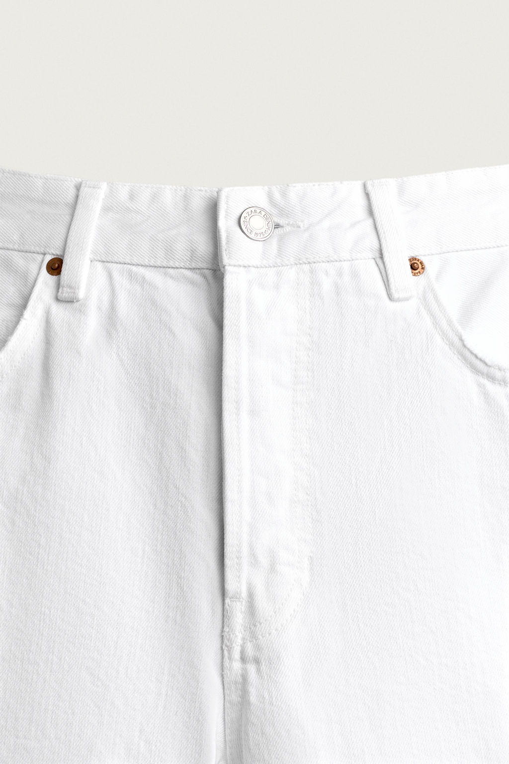 JEANS REGULAR FIT / Blanco roto - Zara фото 6