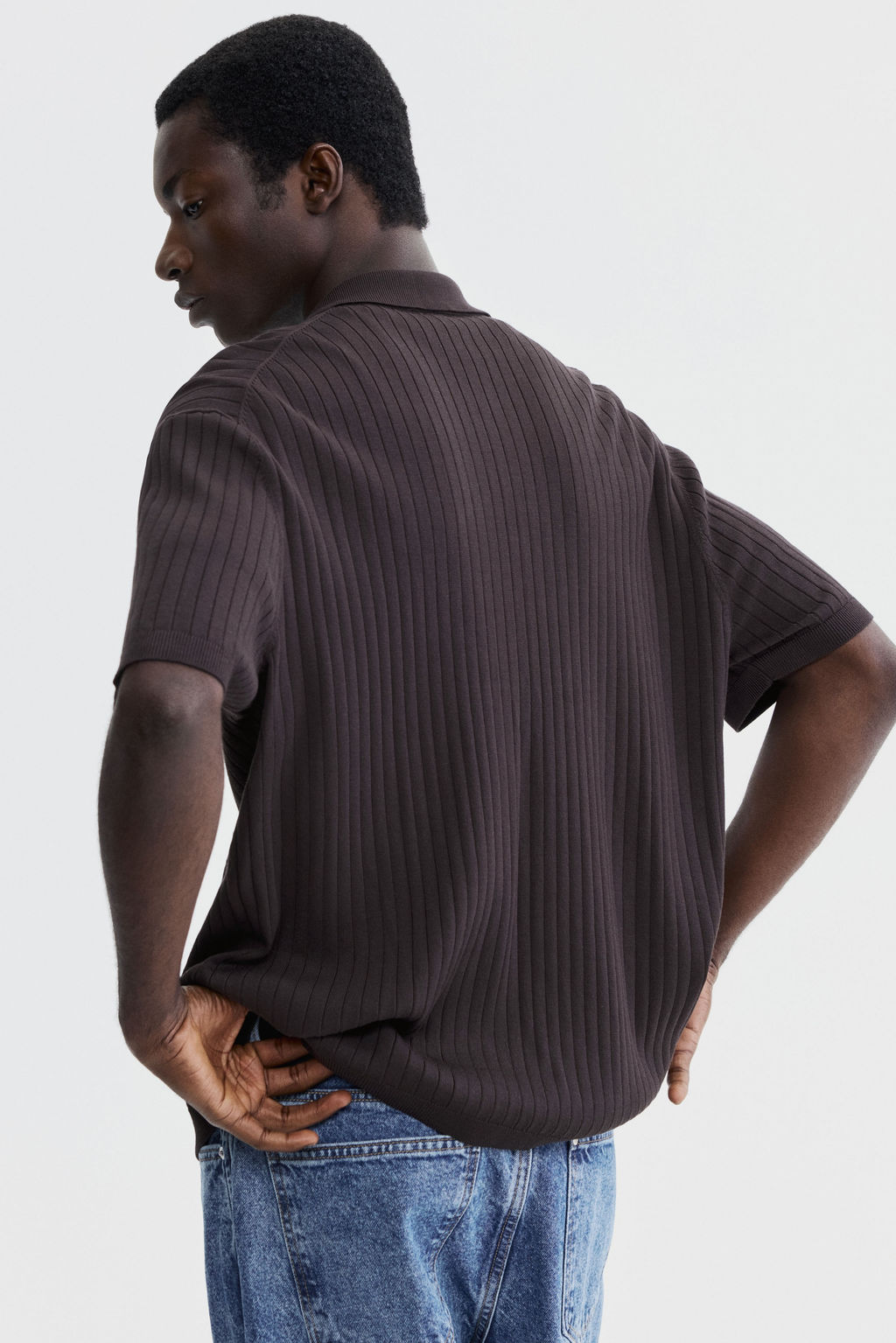 Camisa en punto de canal? Regular Fit - H&m фото 6