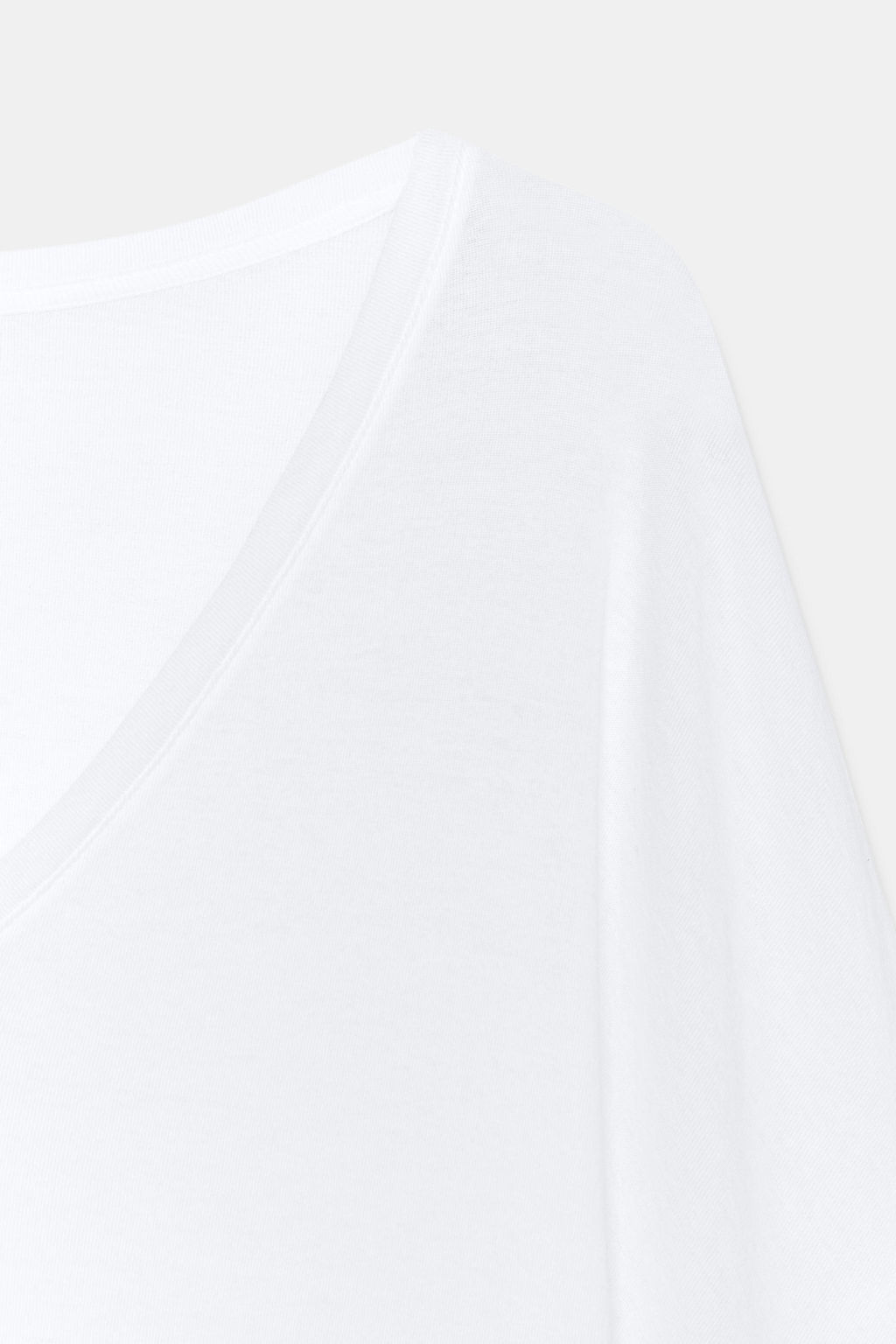 CAMISETA OVERSIZE ALGOD?N / Blanco - Zara фото 5