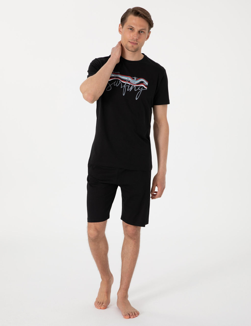 Siyah Pijama Tak_m_