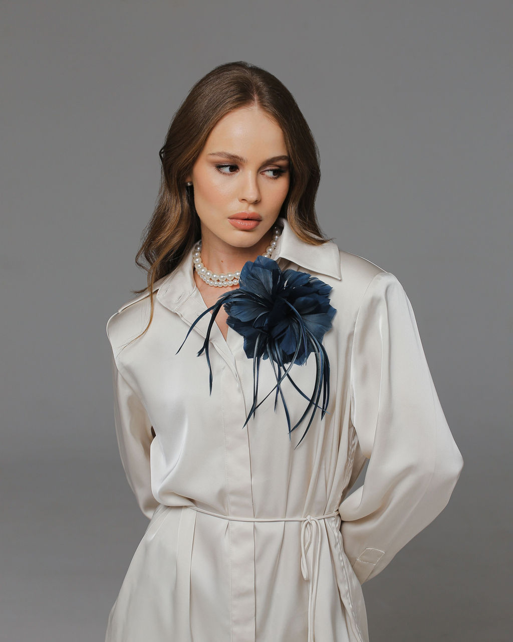 авторская Брошь из перьев - Sahar art lab фото 5