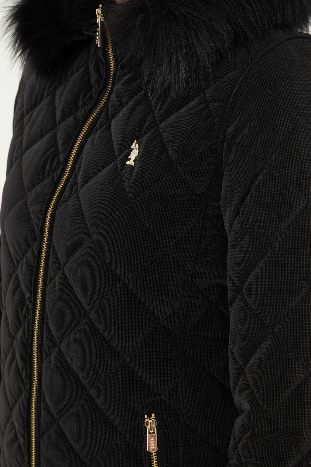 KadДn Siyah Deri Mont - U.s. polo assn фото 6