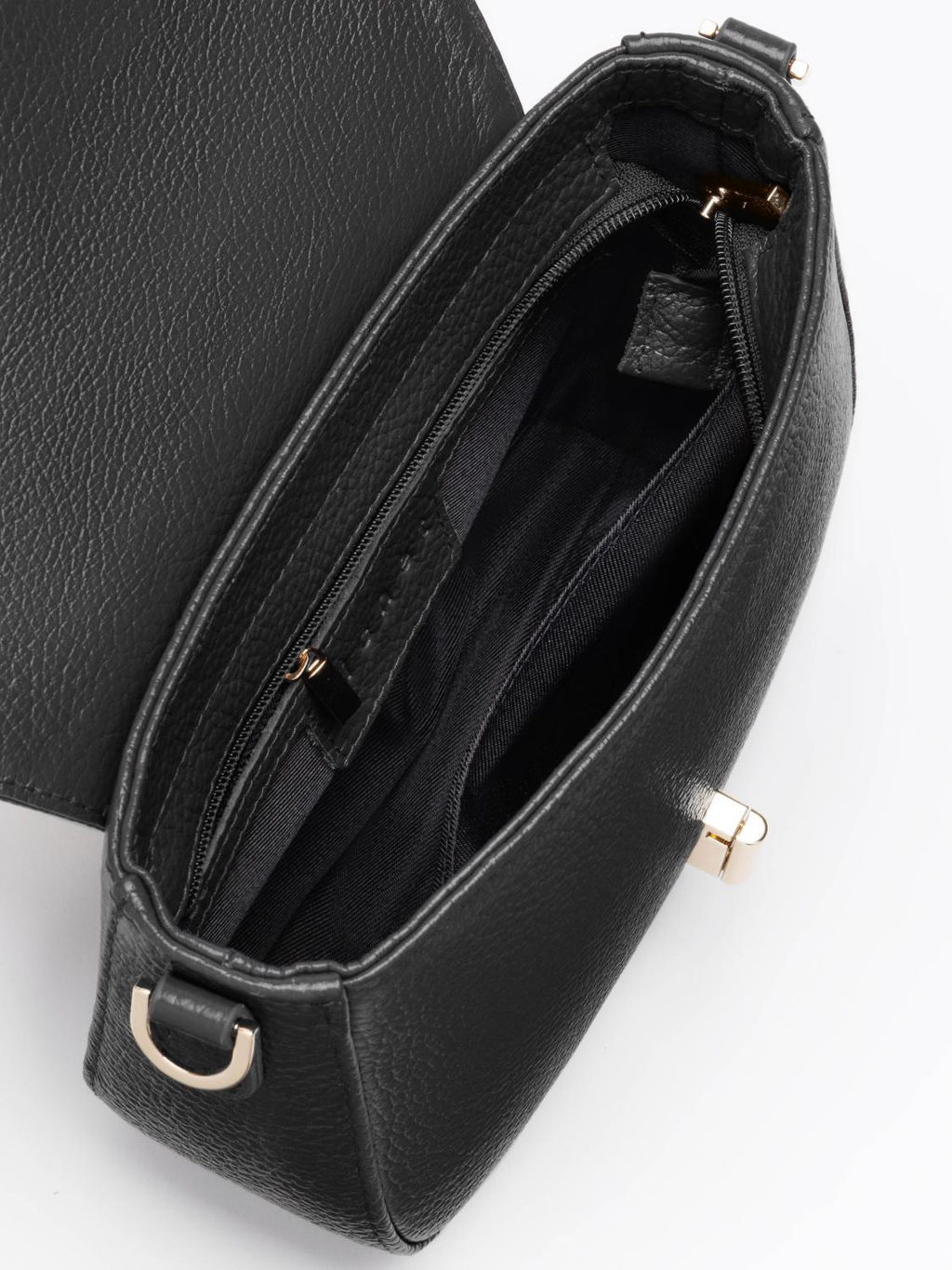 Женская кожаная сумка Richet 3292LG 376 Черный