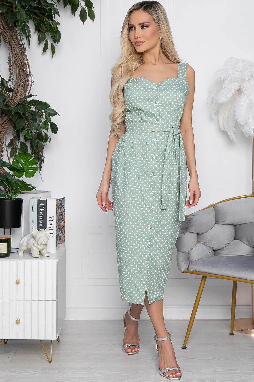 Сарафан Катрин (фисташка) П10353 - Lt collection фото 11