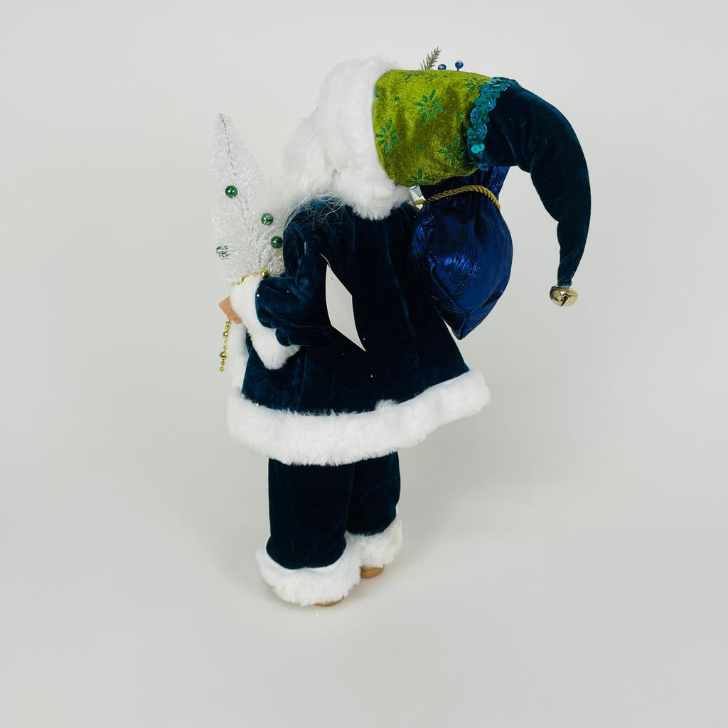 Новогодний декор - Дед Мороз синий 50 см (арт. S1217-18S) - Ип лебедев о.ю фото 3