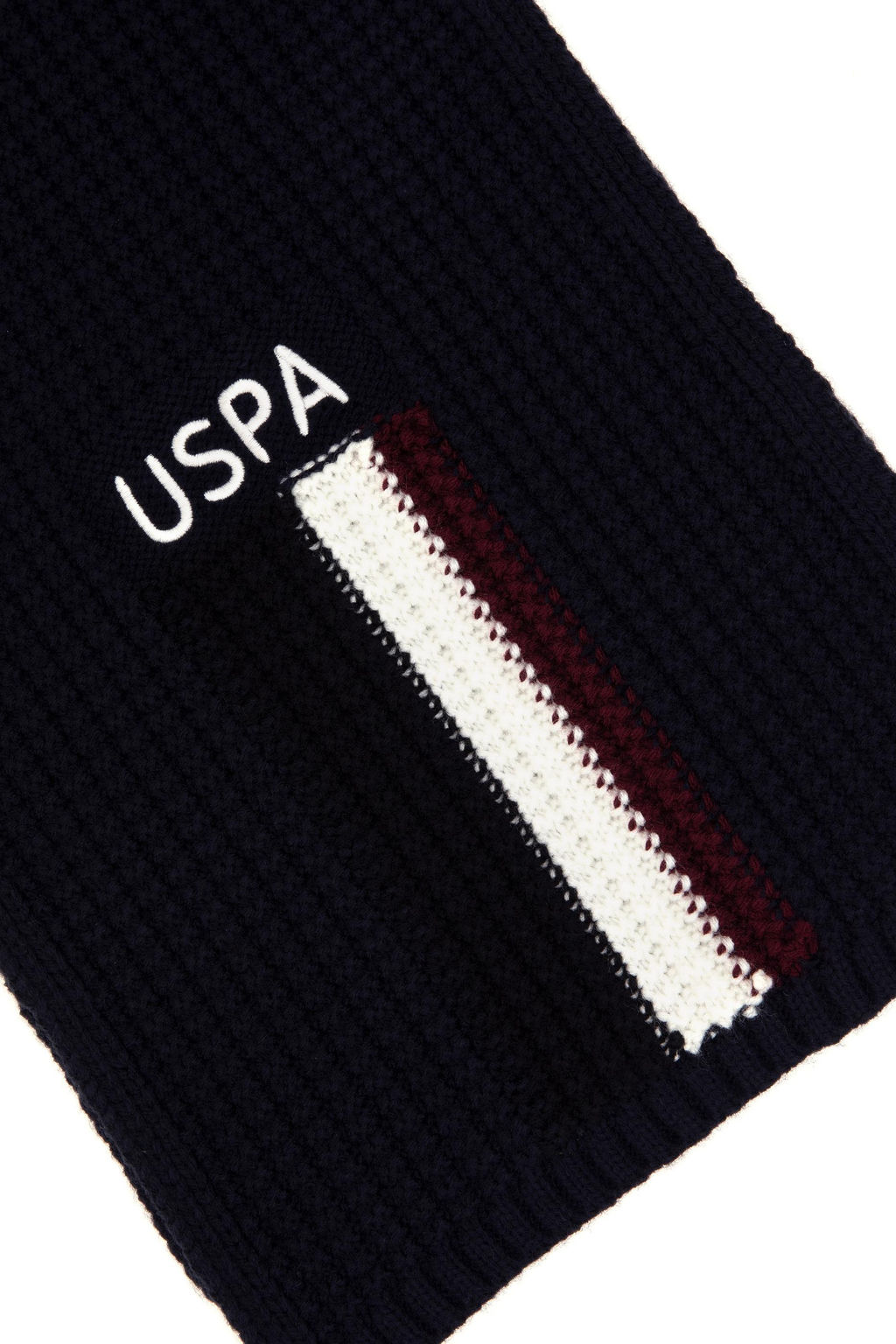 Мужской темно-синий шарф Неожиданная скидка в корзине - U.s. polo assn фото 2