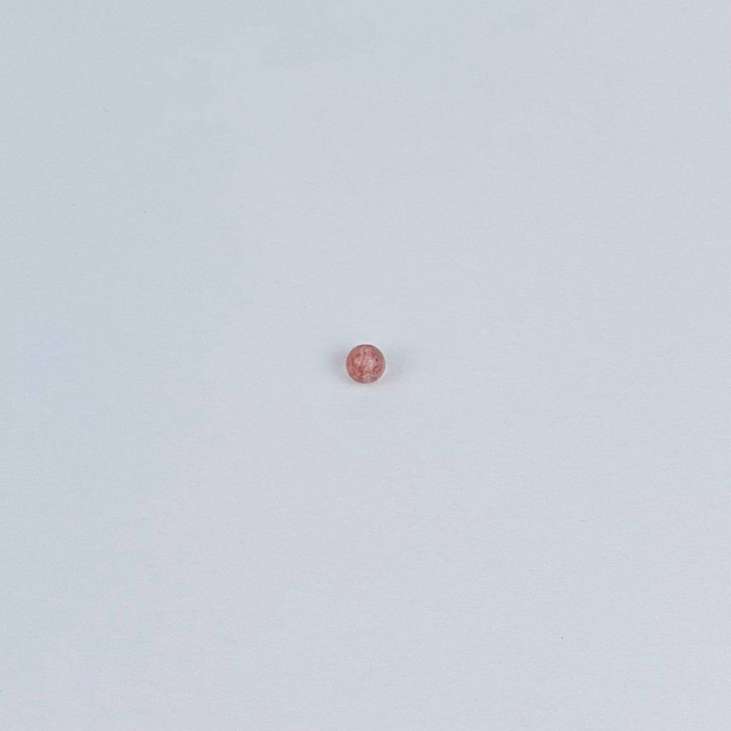 Бусины для украшений из Клубничного кварца (10 шт)