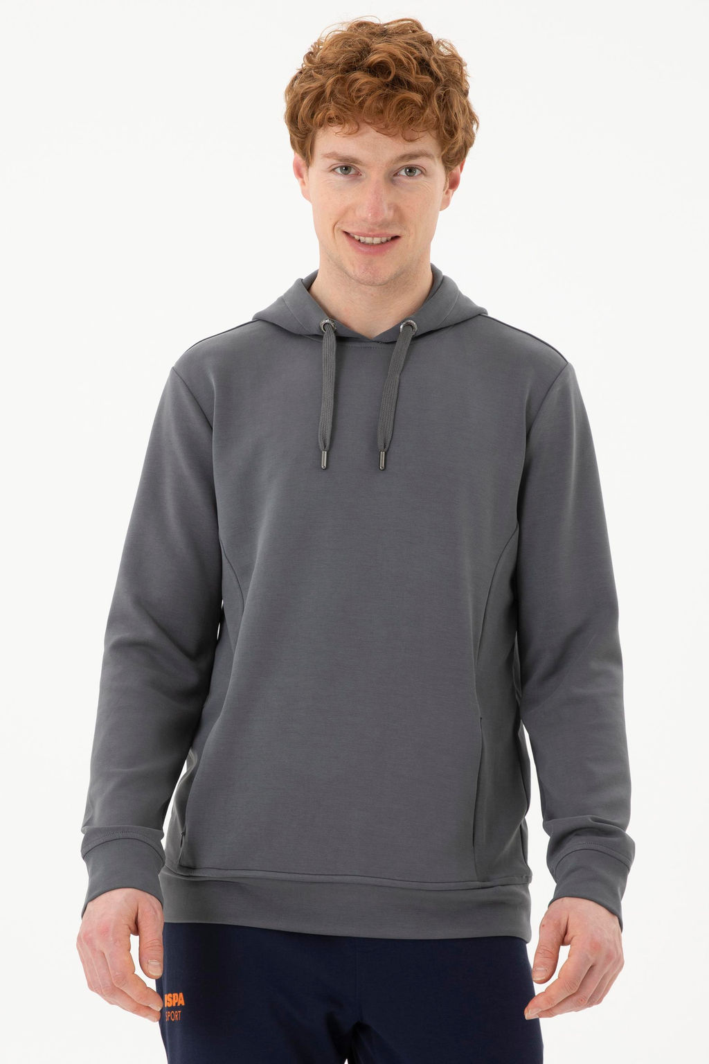 Мужской свитшот антрацитового цвета - U.s. polo assn фото 10