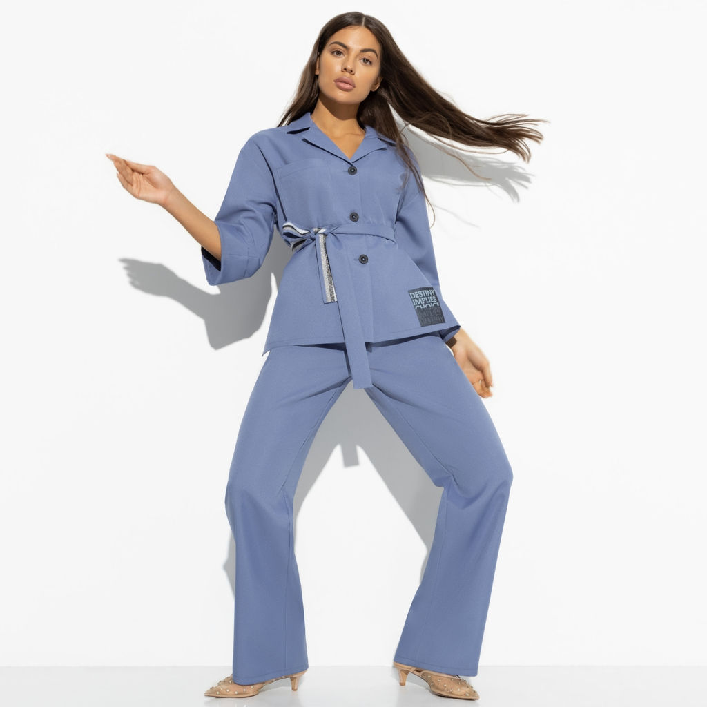 Брючный костюм, Образец совершенства (live, 2 в 1, с поясом) - Charutti фото 2