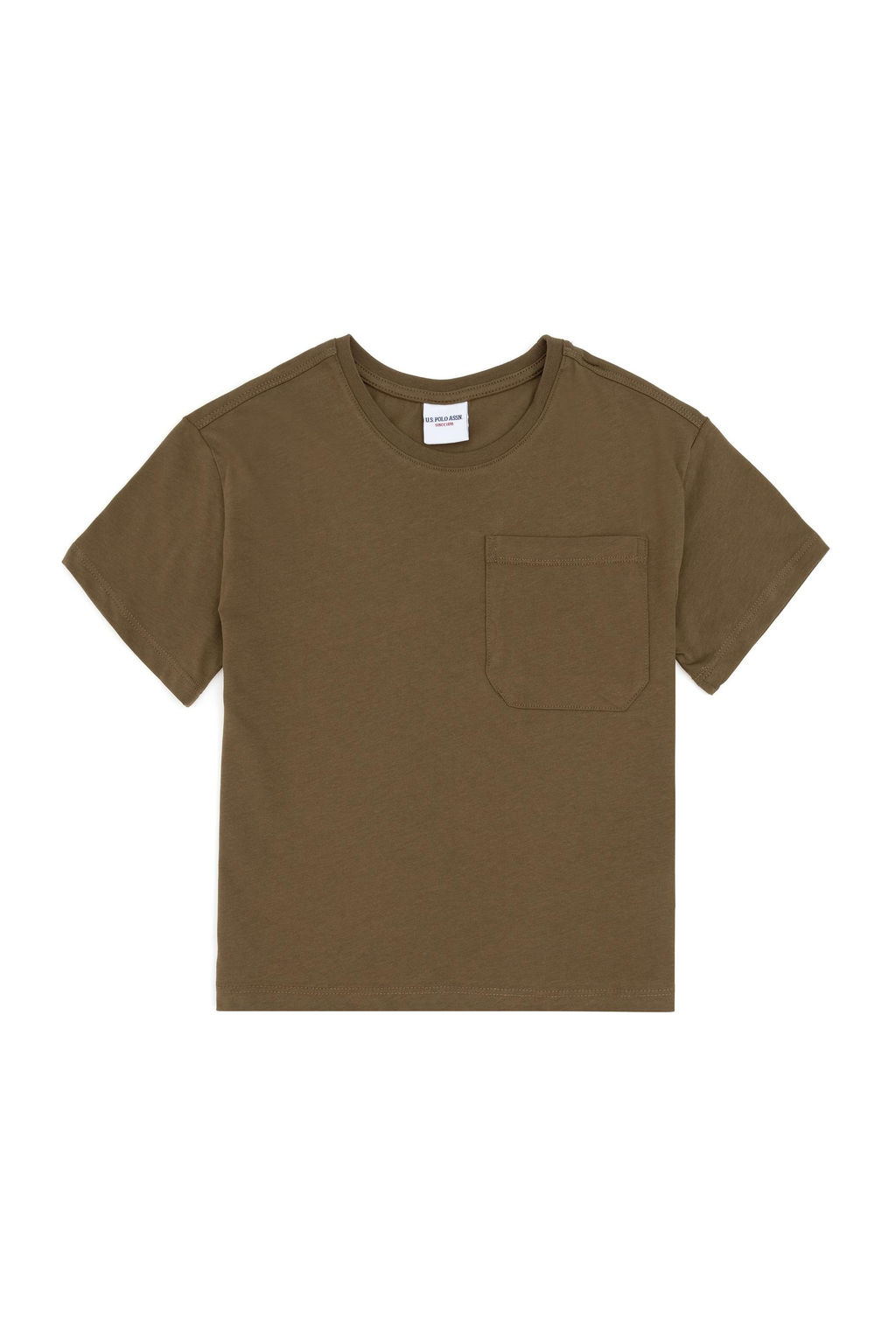 Футболка цвета хаки для мальчика Неожиданная скидка в корзине
