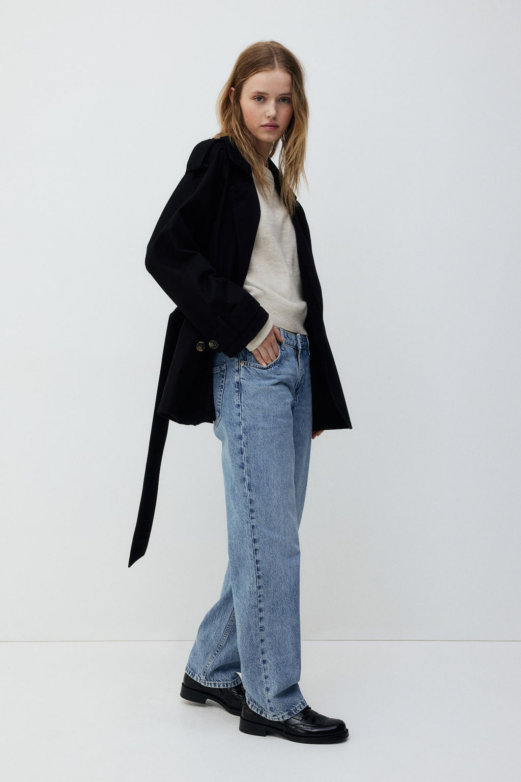 Straight Regular Jeans - H&m фото 4