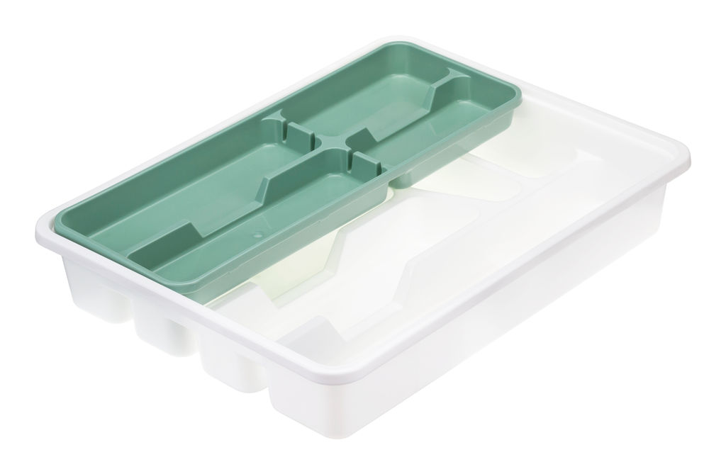 Лоток для столовых приборов 2-х уровневый арт.М1146, С1146-Л