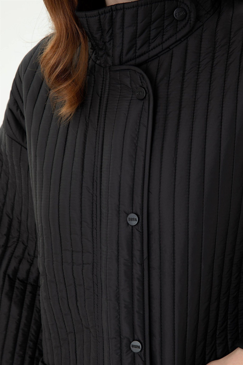 U. S. Polo Assn Женское черное пальто - U.s. polo assn фото 6