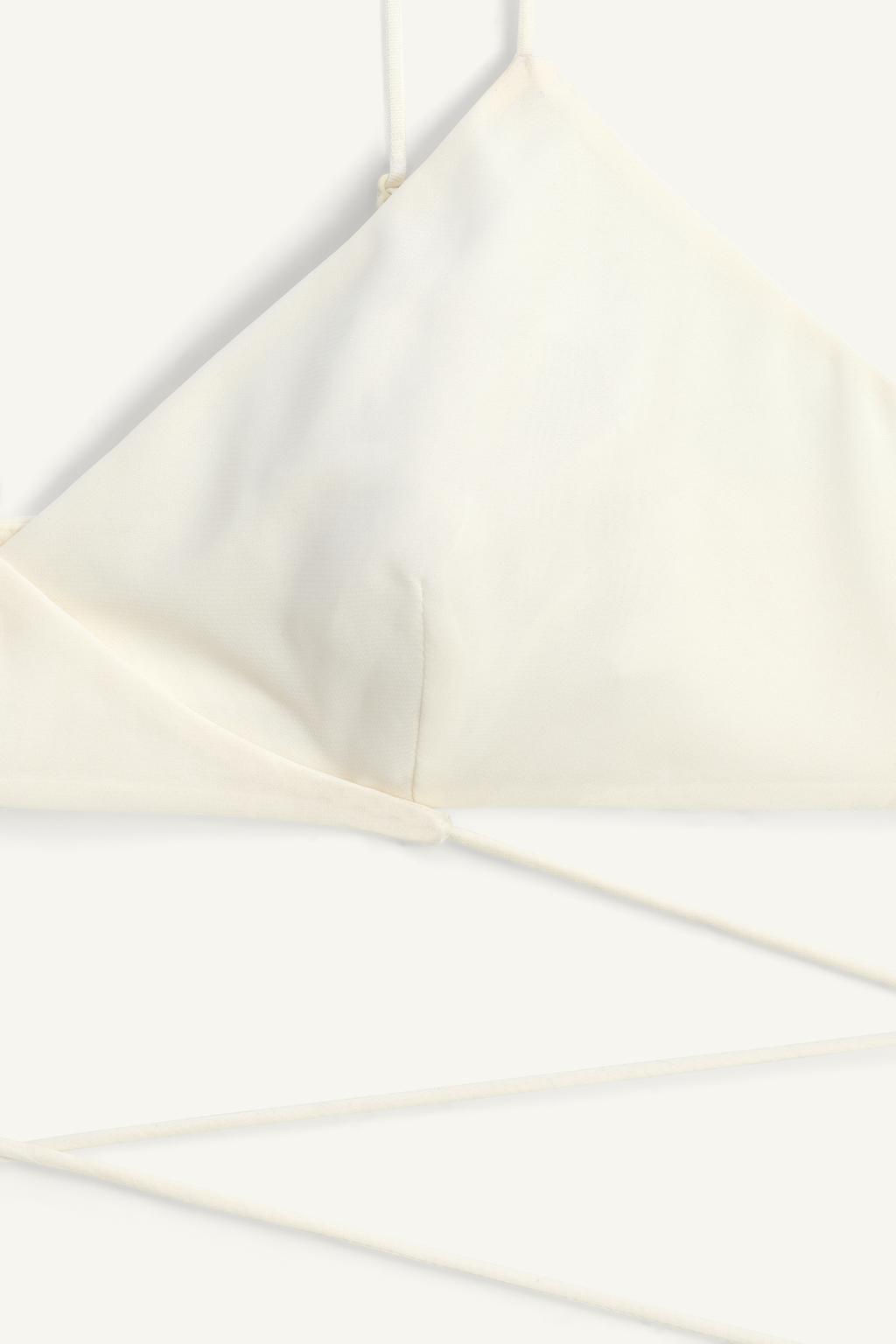 LIMITED EDITION TRIANGLE BRA WITH APPLIQUES - Zara фото 12