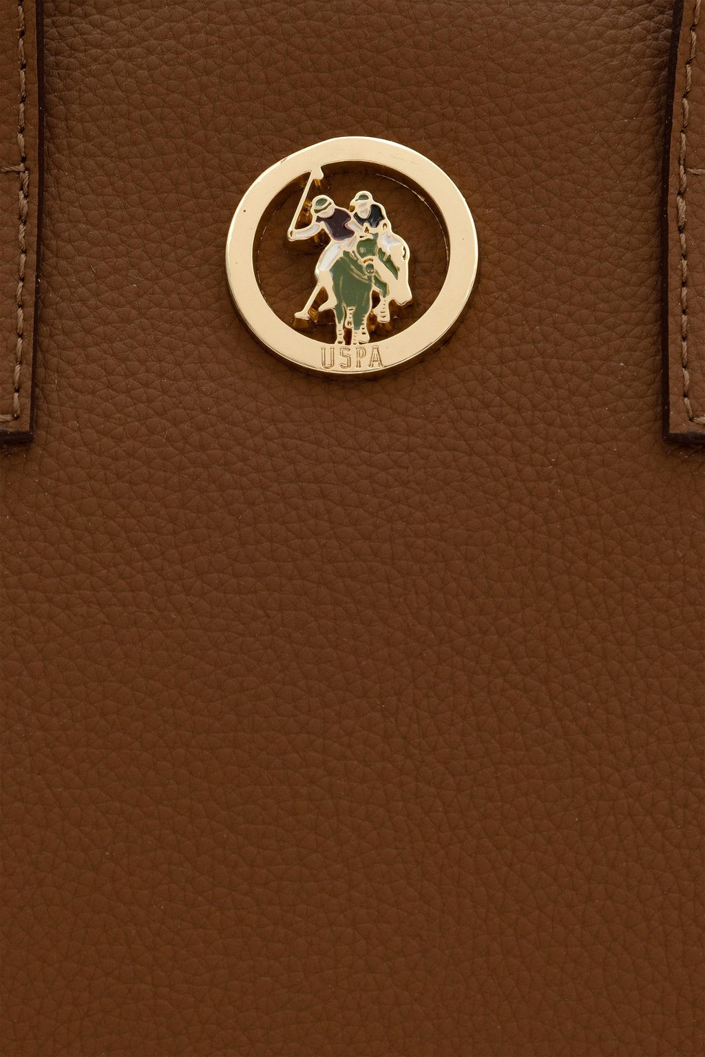 U. S. Polo Assn / Женская светло-коричневая сумка через плечо - U.s. polo assn фото 6