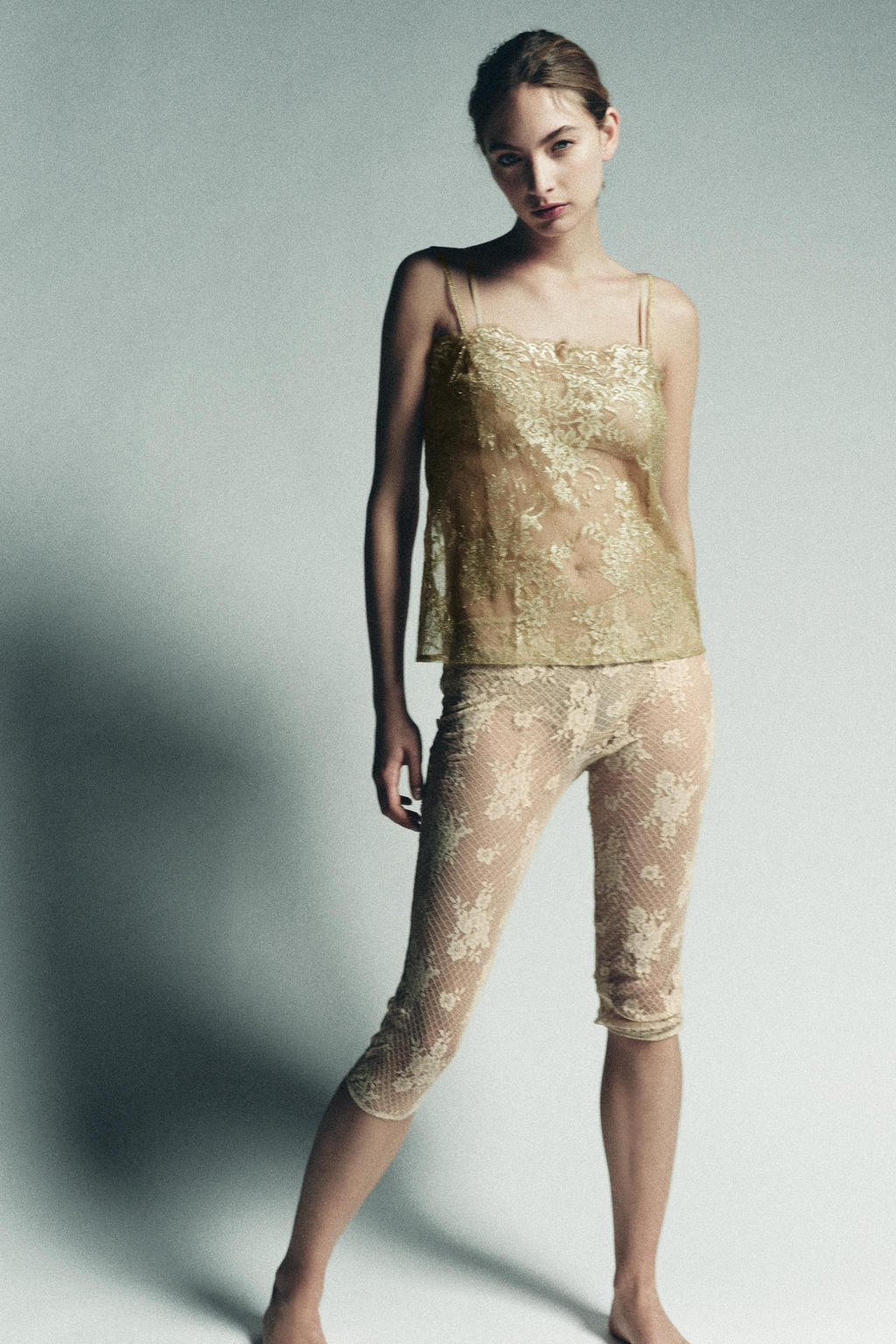 LACE LEGGINGS - Zara фото 8