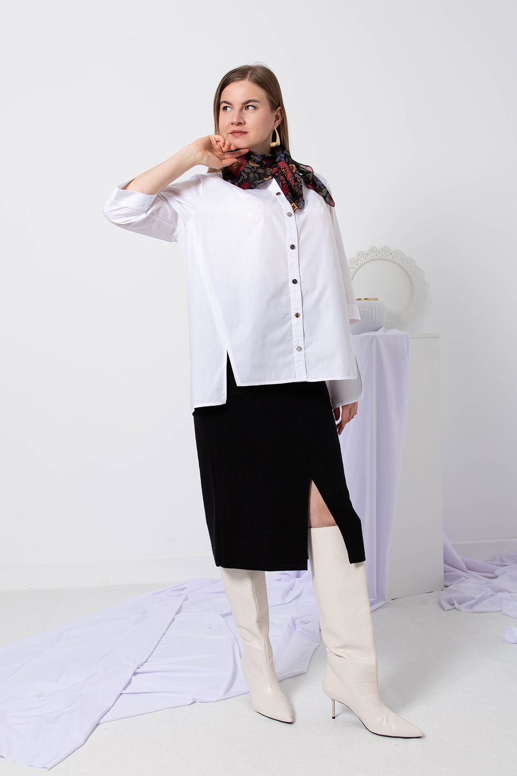 Ш2190 платок женский - Olsarri фото 3