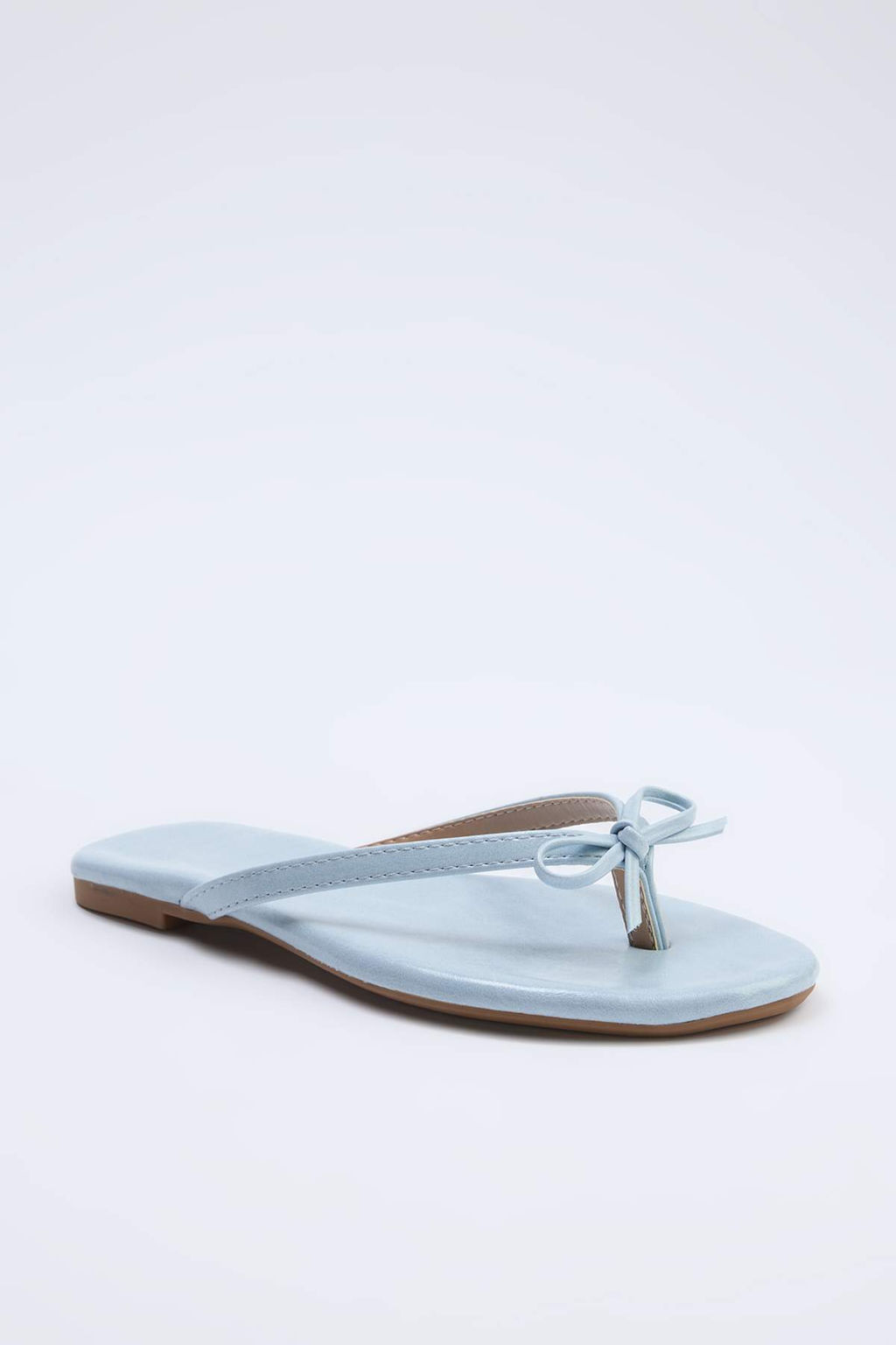 Ac?k Mavi Fiyonk Detayl? Kad?n Parmak Aras? Terlik TAKSS26TE00031