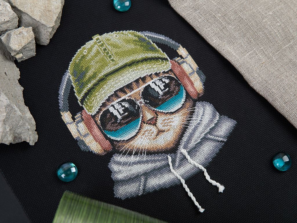 Набор для вышивания PANNA J-7360 Меломан Стенли 18 х 22.5 см