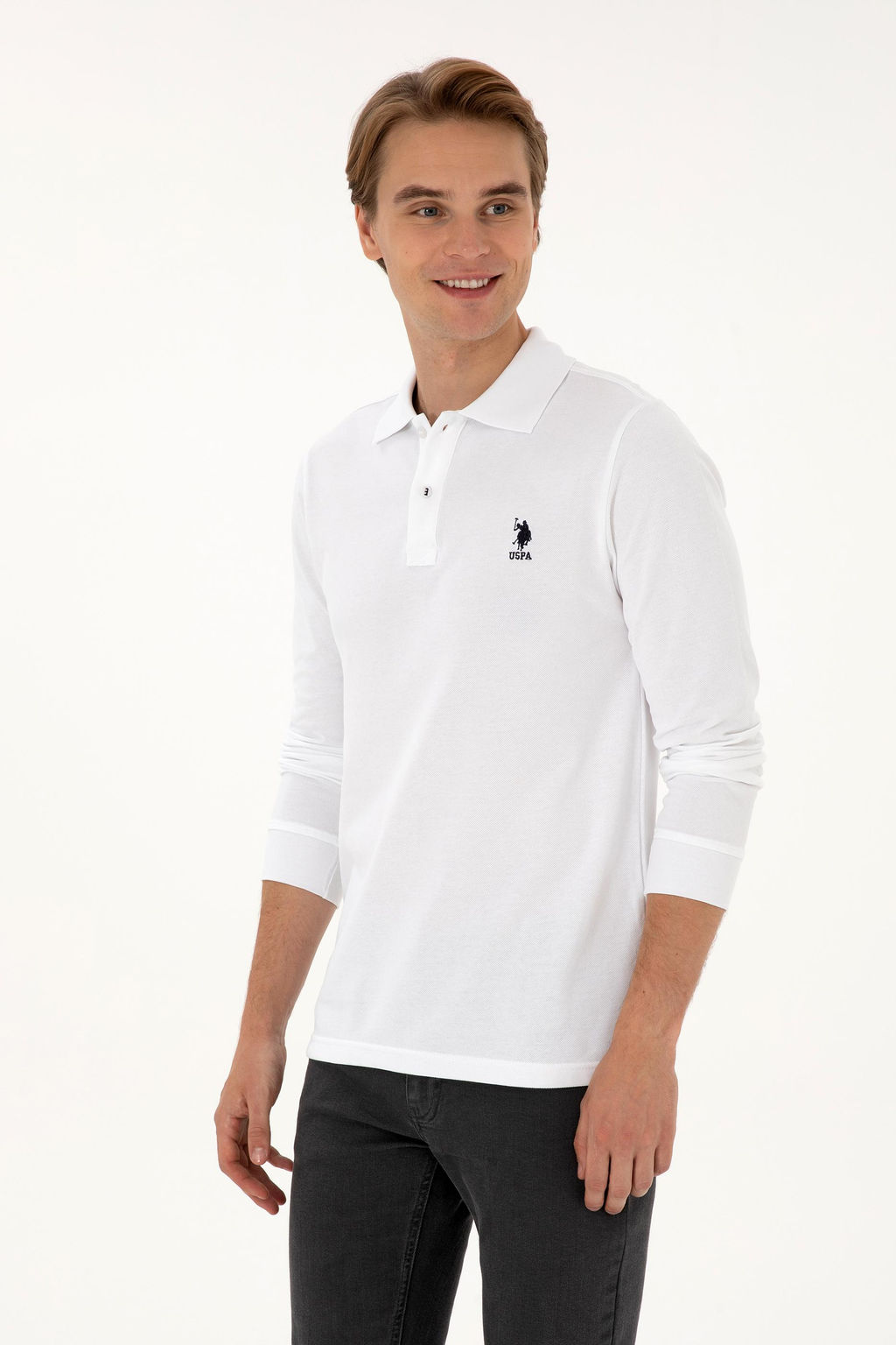 Erkek Beyaz Basic Sweatshirt Sepette S_rpriz _ndirim - U.s. polo assn фото 8