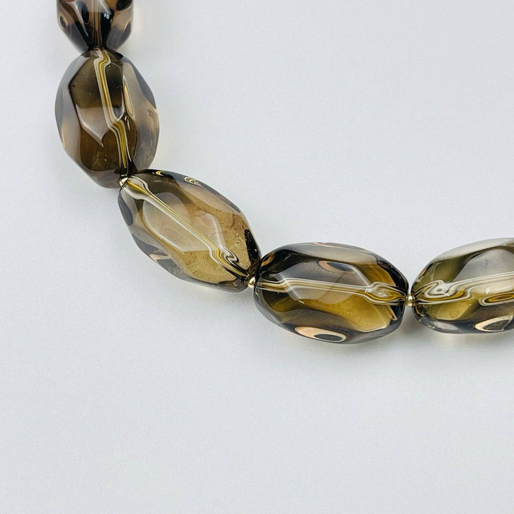 Колье из Раухтопаза