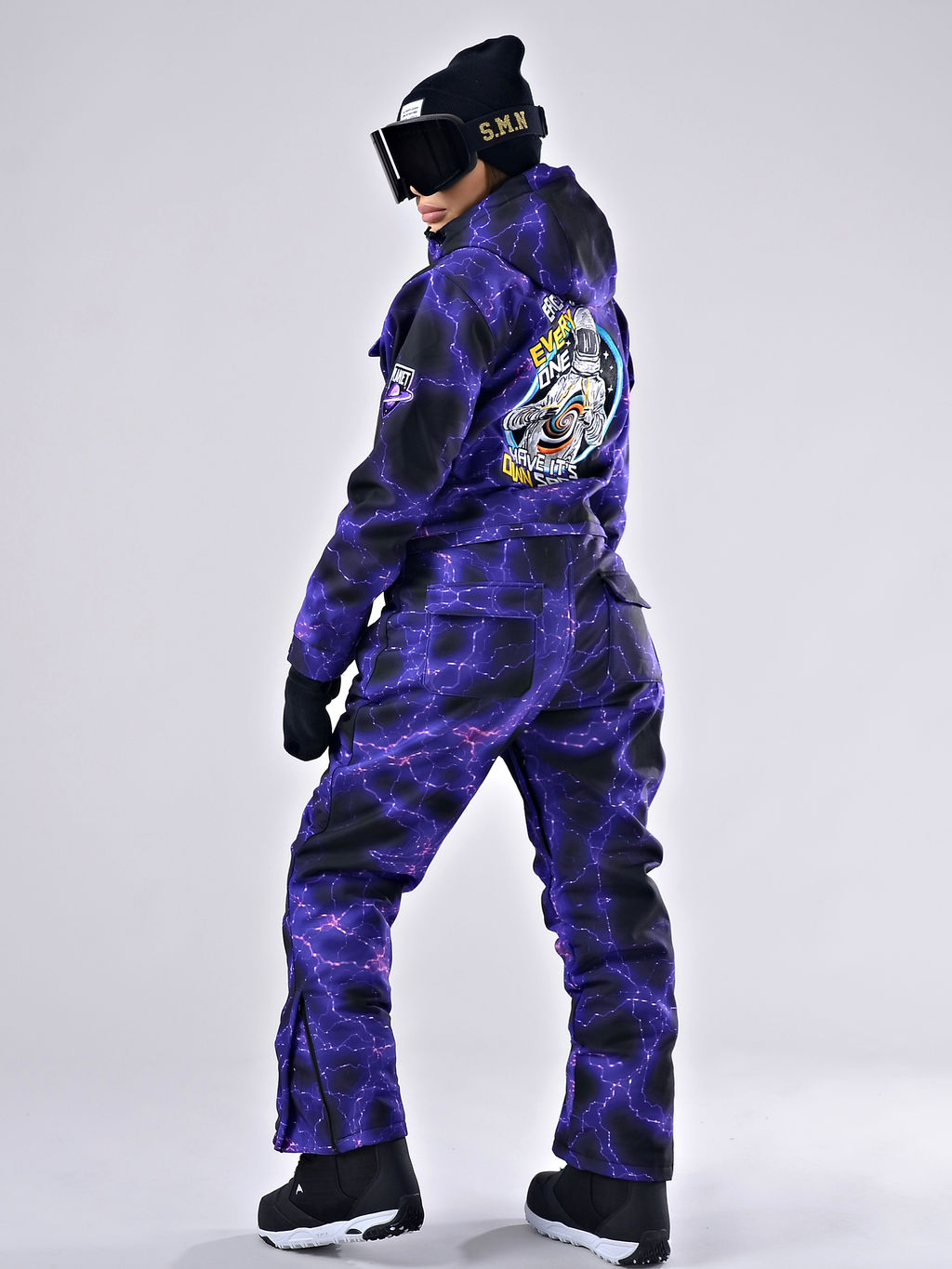 Женский зимний сноубордический комбинезон Alpha Endless 222/220518-2_013 Фиолетовый  фото 7