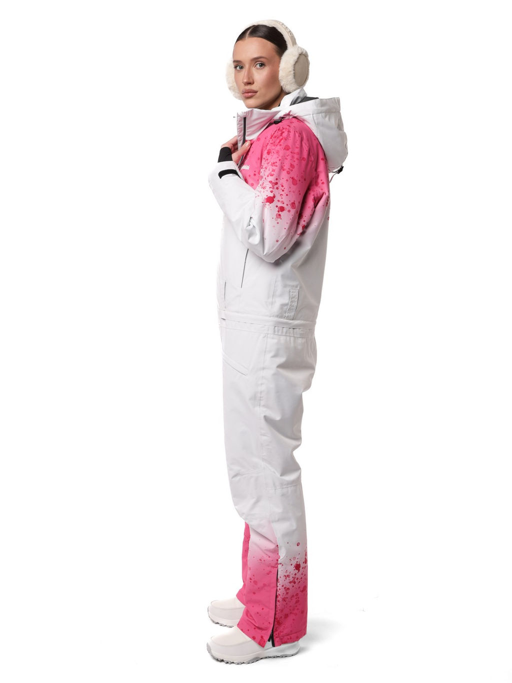 Комбинезон BB-0525 Бело-голубой - Snow headquarter фото 22