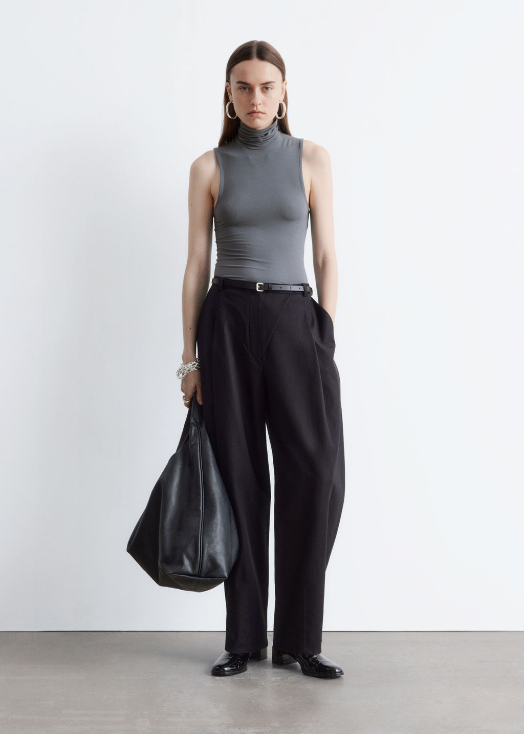 Top de cuello alto sin mangas - H&m фото 8