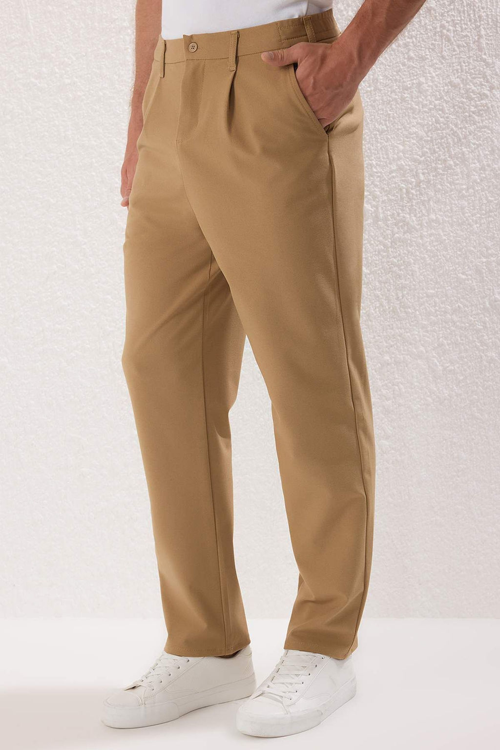 TRENDYOL MAN Siyah Wideleg Baggy Rahat Kal?p Dokuma Kumas Pantolon TMNSS25PL00009 - Trendyolmilla фото 4