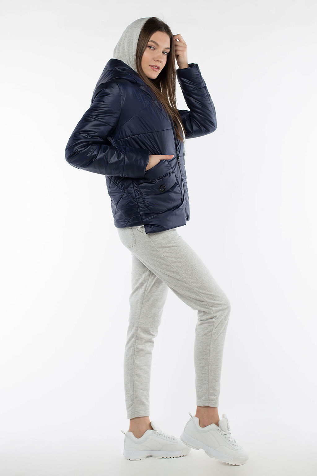 04-2444 Куртка демисезонная (синтепон 100) - El podio фото 6