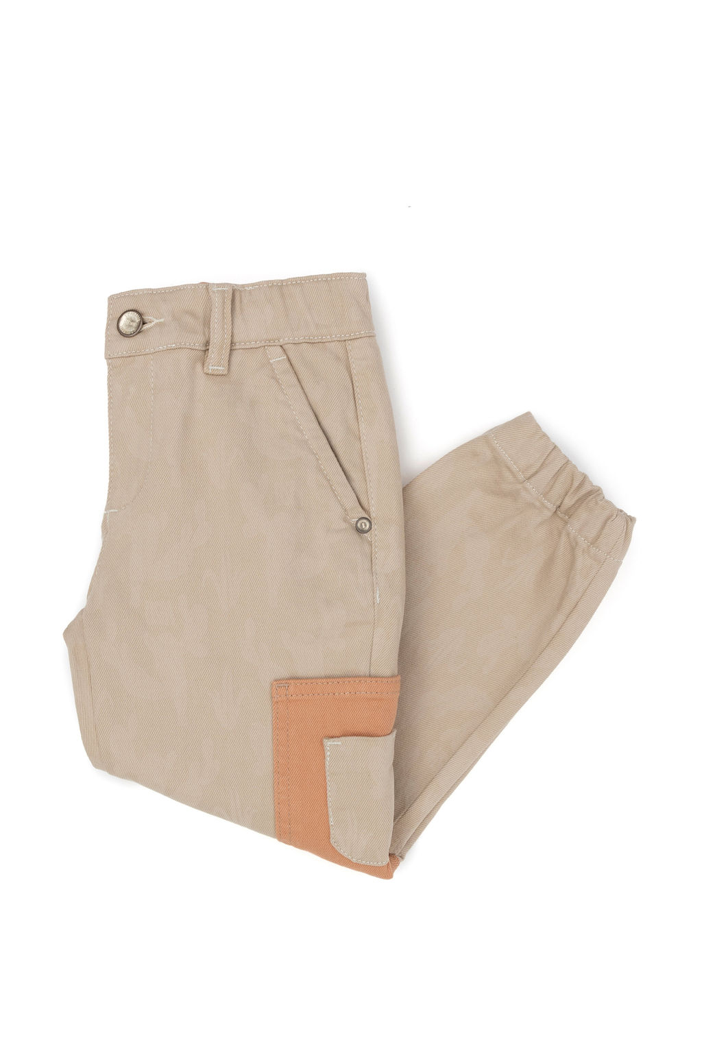 Кремовые джинсовые брюки для мальчика - U.s. polo assn фото 7