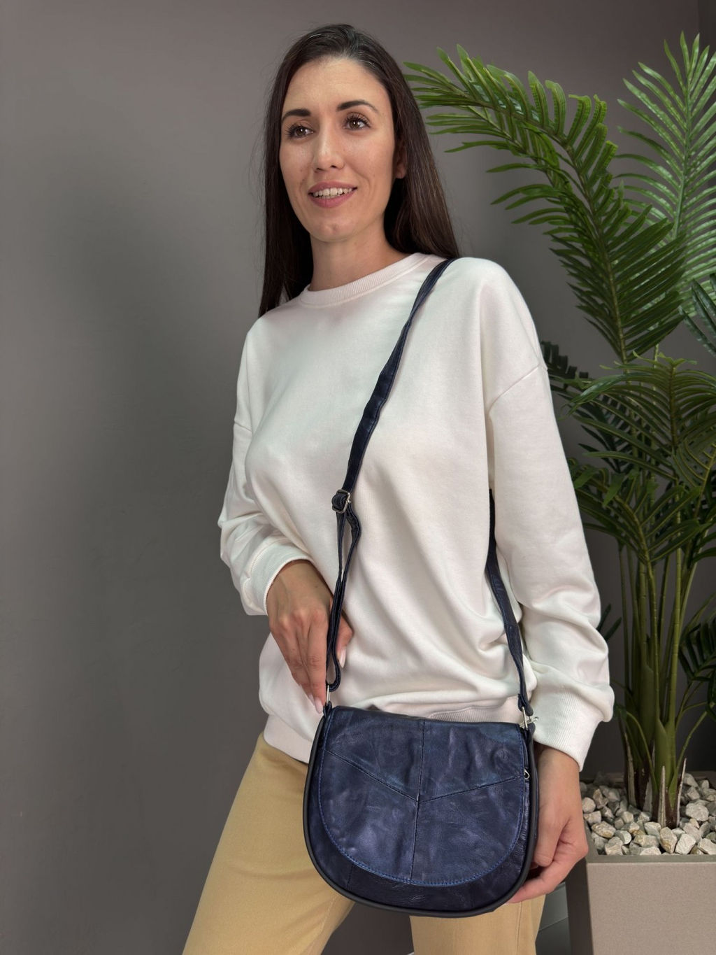 Сумка женская из телячьей кожи