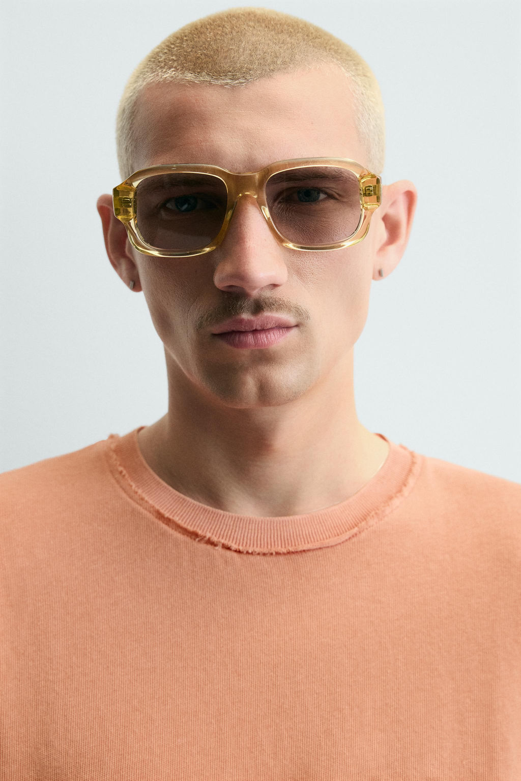 CAMISETA PUNTO ACABADOS IRREGULARES / Mandarina - Zara фото 5