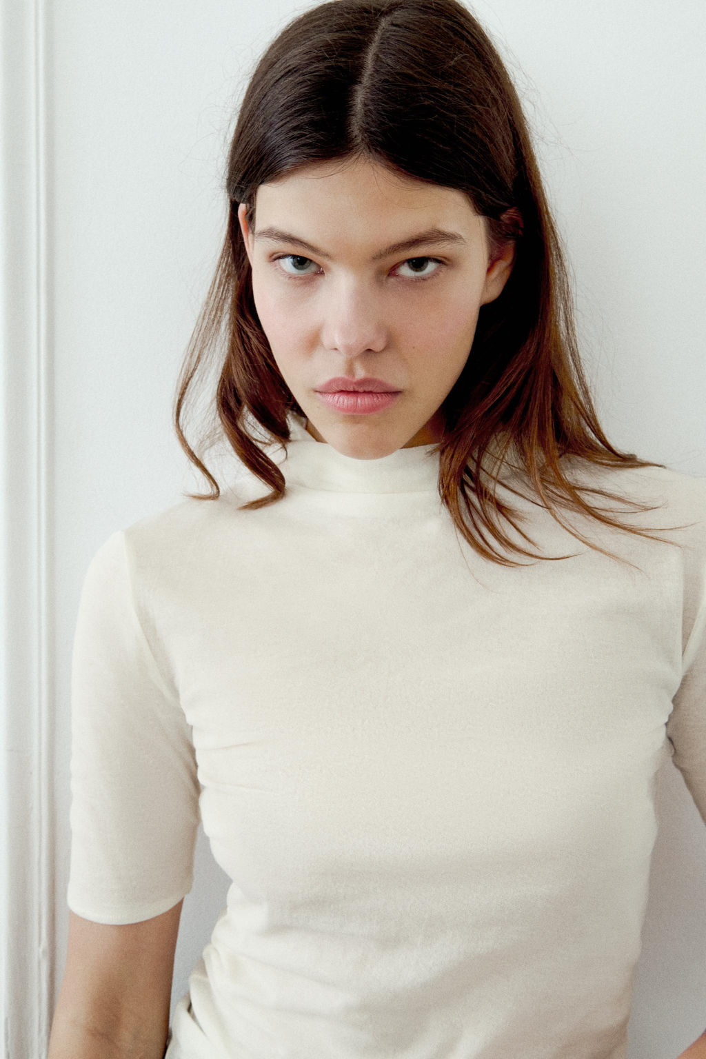 TOP CUELLO SUBIDO / Crudo - Zara фото 2