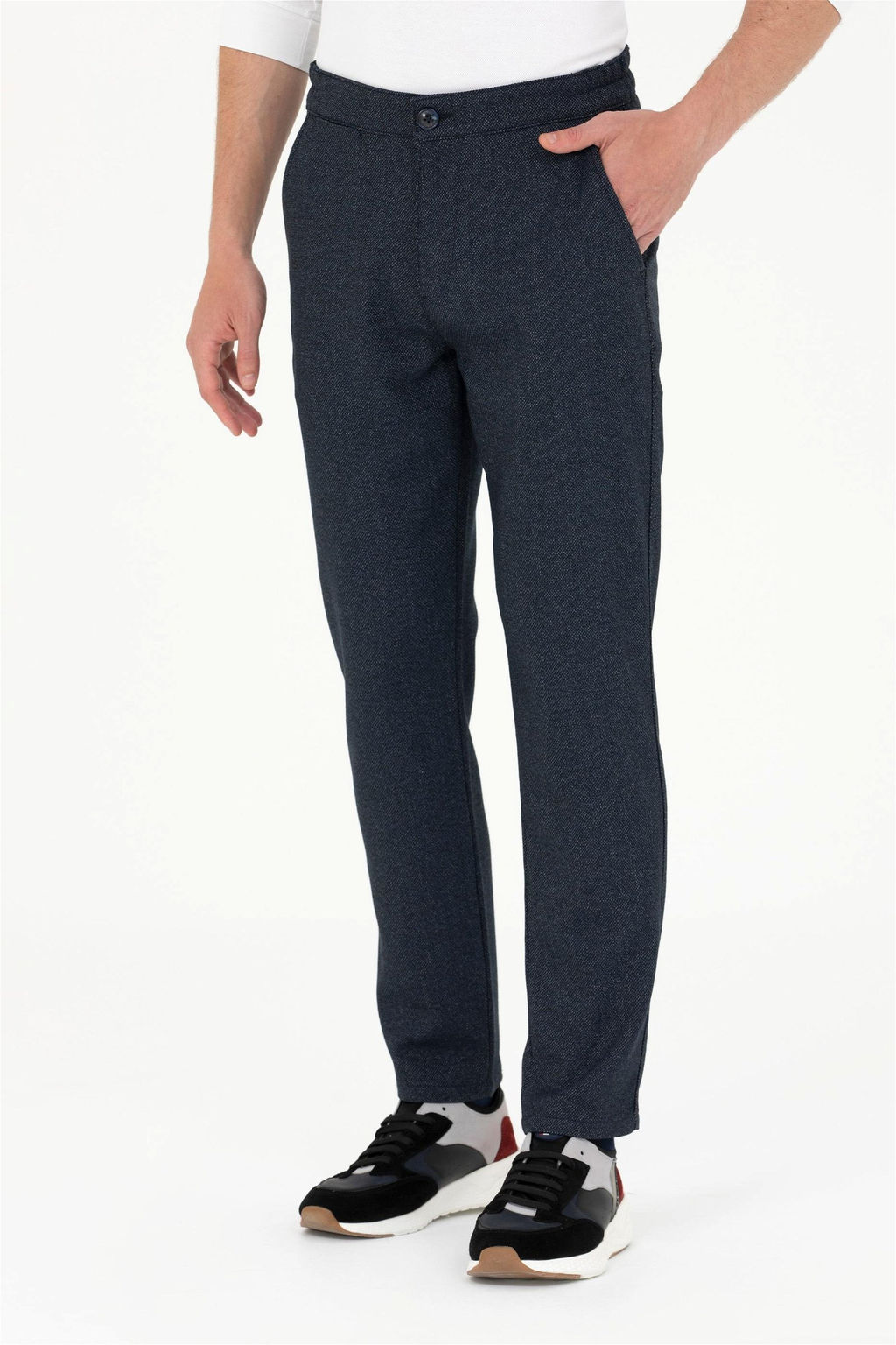 U. S. Polo Assn Мужские темно-синие брюки из плотной ткани - U.s. polo assn фото 2