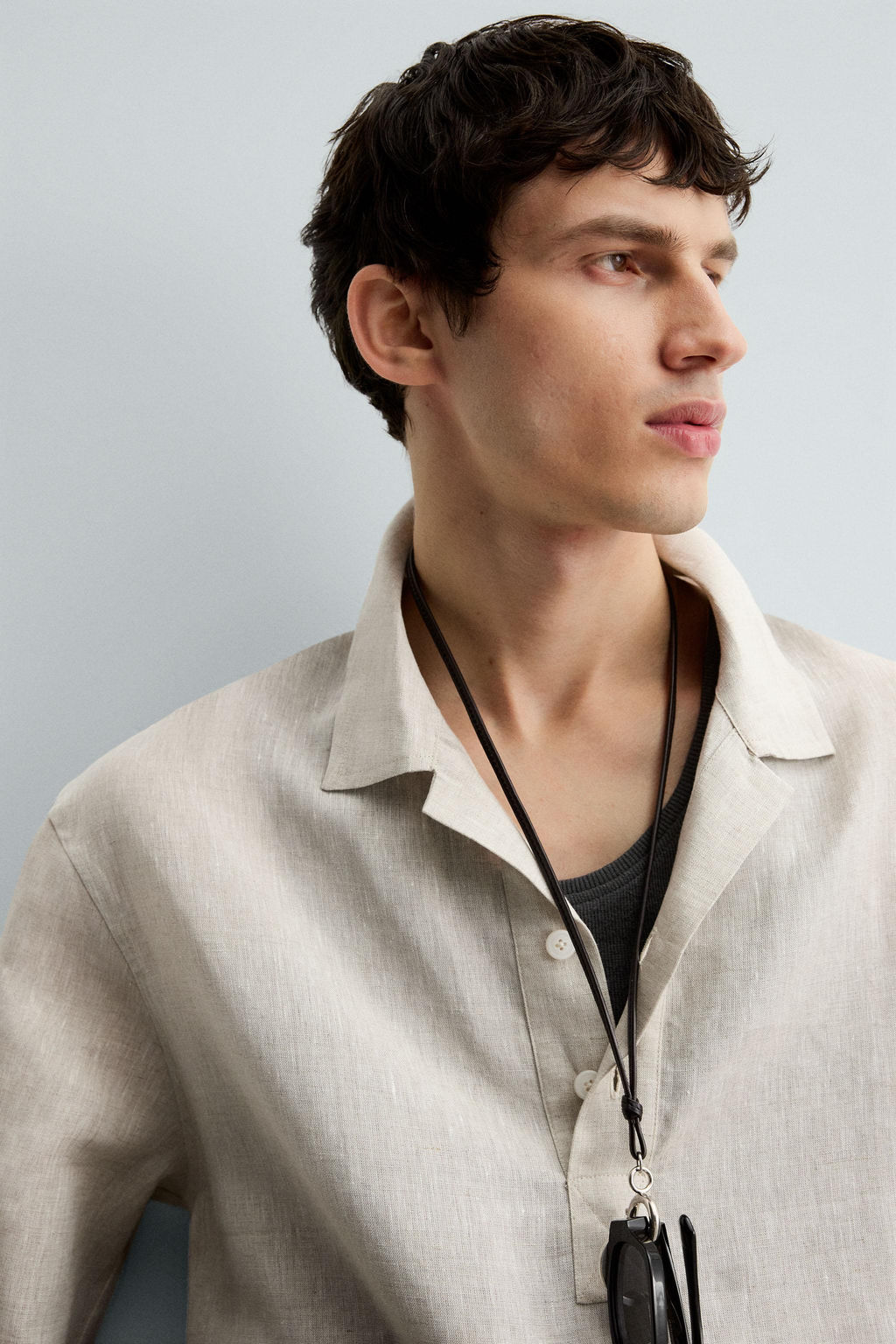 100% LINEN POLO SHIRT - Zara фото 6