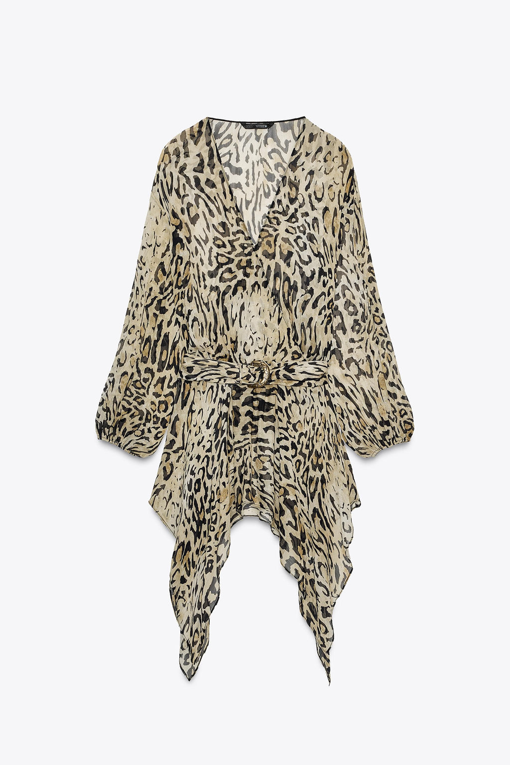 ZW COLLECTION ANIMAL PRINT TOP - Zara фото 3