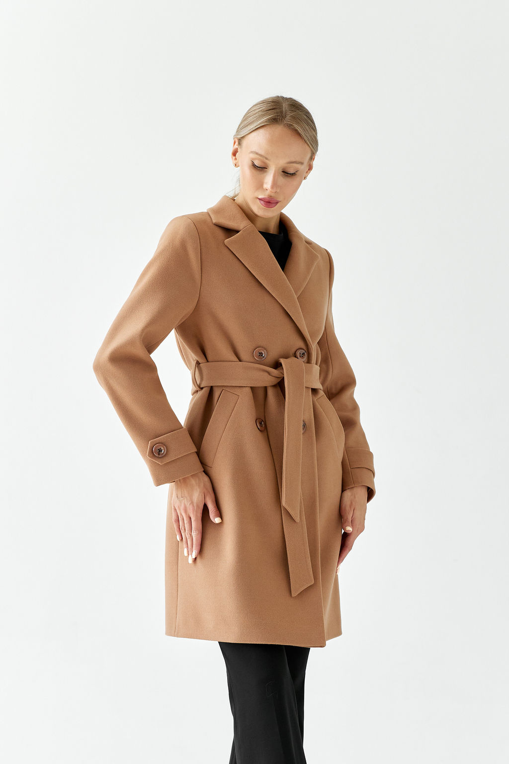 Пальто женское демисезонное 25570 (клетка britny) - Kankan фото 37